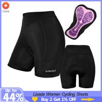 Lixada Women Cycling Shorts 3D Foam Gel Padded Shockproof Mountain Racing Bike Shorts Breathable Bicycle Underwear Underpants