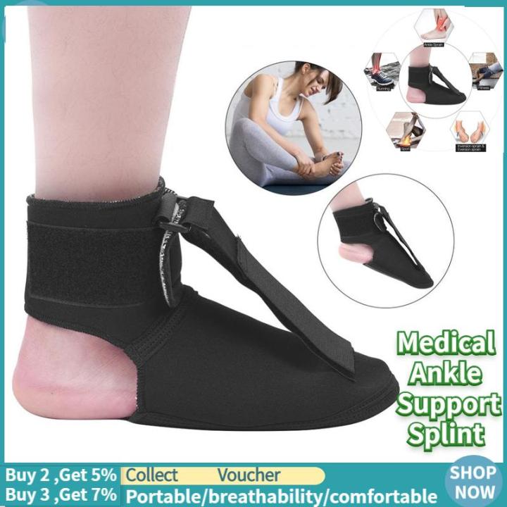 Adjustable Plantar Night Stretching Splint Boot Foot Brace Support Foot ...