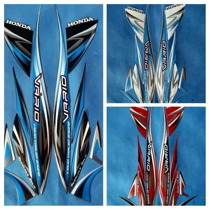 Stiker Striping Lis Les Body Motor Honda Vario 110 Cw Lama Karbu 2012