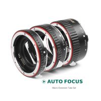 SHOOT XT-364 Auto Focus AF Macro Extension Tube Adapter Ring Set 13mm 21m 31mm for Canon EF/EF-S Lens for Canon EOS 550D/600D/650D/700D/750D/760D/800D/200D/1300D/77D/60D/70D/80D/7D/7D II/5D II/5D III/5D IV/6D/6D II DSLR Cameras