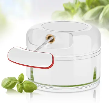 White Mini Multifunctional Kitchen Accessories Vegetable Press Manual