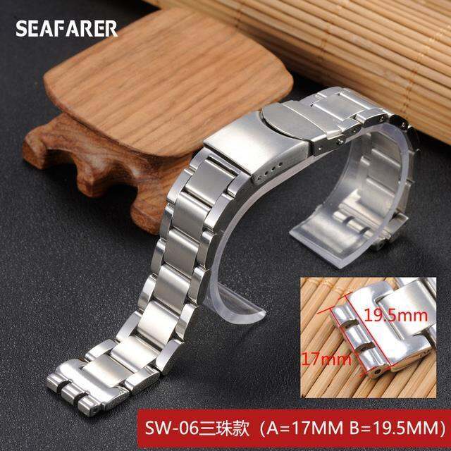 17-มม-20-มม-สายนาฬิกาสแตนเลสคุณภาพสูงสายนาฬิกาสำหรับ-swatch-ycs410gx-482-501-yas-ผู้ชาย-ผู้หญิงนาฬิกาโลหะสร้อยข้อมือ