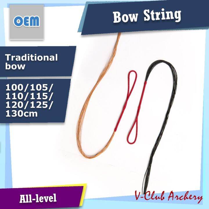 V Club Archery Traditional Bow String 100cm130cm Nylon Tali