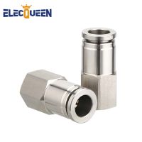 Quick Fittings Connector 7/16 quot; Male Thread amp; Connect OD 8mm Tube Push In Pneumatic Quick JointStainless Steel Quick Connector