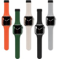 Tali magnetik silikon untuk jam tangan Apple tali magnetik silikon untuk jam tangan Apple gelang 49mm 45mm 44mm 41mm 40mm 42mm gelang iWatch Ultra 8 7 SE 6 5 4 3 Correa