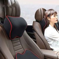 Car Neck Headrest Pillow Auto Seat Head Support Protector Automobiles Seat Rest Memory Cotton Under