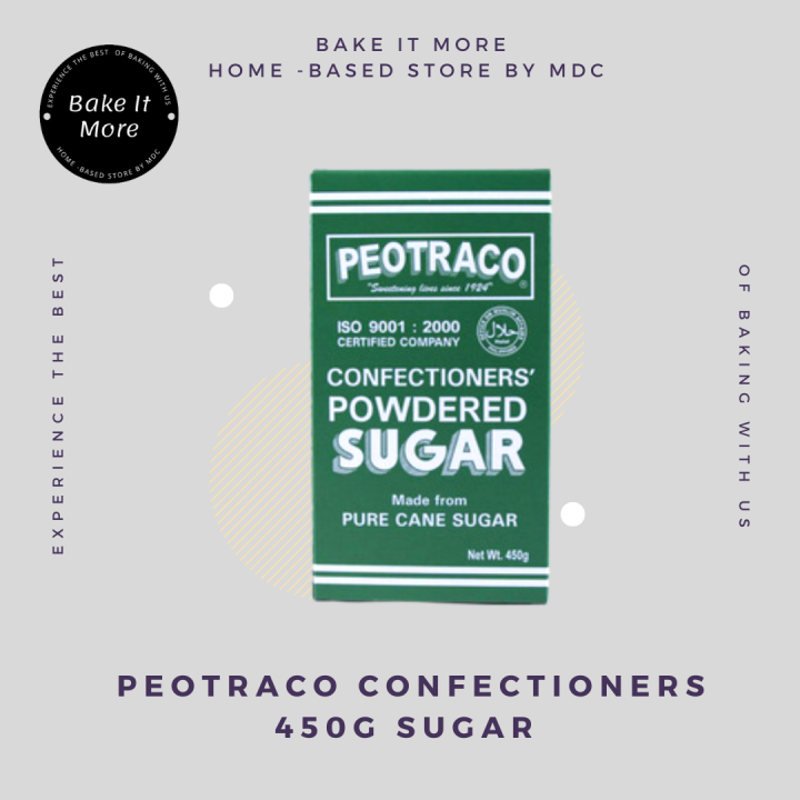 Peotraco Confectioners Sugar 450g EXP 2025 Lazada PH