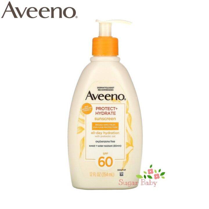 aveeno-protect-hydrate-sunscreen-spf-60-88-354-ml-ครีมกันแดด-สำหรับทาตัว