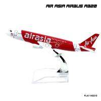 Naynaeshop โมเดลเครื่องบิน แอร์เอเชีย AIR ASIA AIRBUS A320 EVERYONE CAN FLY (16 cm)