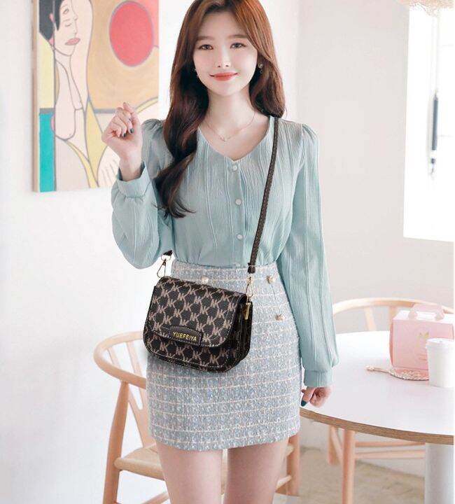 verashop-ใหม่-กระเป๋าสะพาย-หนัง-pu-แถมฟรี-พวงกุญแจ