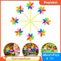 Paqiakoi 8pcs Spinners กลางแจ้ง Decors Garden Windmill Decorations Windmill Spinners