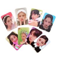 XINYANNI ภาพแฟชั่น1ชุดลาย LISA JENNIE โรสไอดอลการ์ด HD บัตรภาพไอดอลบัตรสะสมโปสการ์ด LISA Photocards สีชมพู VENOM