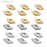 【CW】◇  5Pcs/Lot Gold/Steel Color Handcuffs Charms Necklace Pendants Connectors Jewelry Making