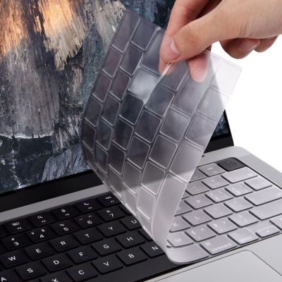 แผ่นซิลิโคน คลุมแป้นพิมพ์ แบบบางพิเศษ สำหรับ compatible for MacBook Air Pro 13 M2 2023 2023 Pro 14 M2 A2442 A2485 Pro 16 M1 2023 Pro 14 M1 11 12 TPU keyboard cover QC8191605