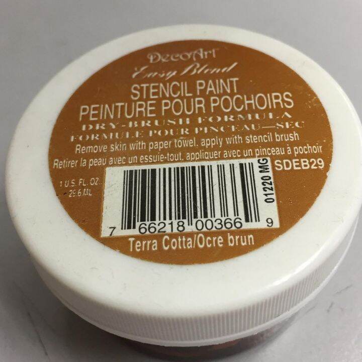 DecoArt Easy Blend Stencil Paint (DRY-BRUSH) SDEB29 Terra Cotta | Lazada