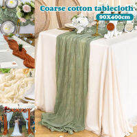 รองชนะเลิศอันดับตารางตาข่ายขนาดใหญ่ Cheesecloth Gauze Table Runner 90X400Cm Large Cheesecloth Table Cloth Soft Durable Gauze Table Centerpiece Runner Soft Gauze Table Runner