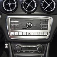 For Mercedes Benz GLA X156 CLA C117 A B Class W176 W246 Car Center Console Air Conditioning CD Control Panel Decoration Stickers