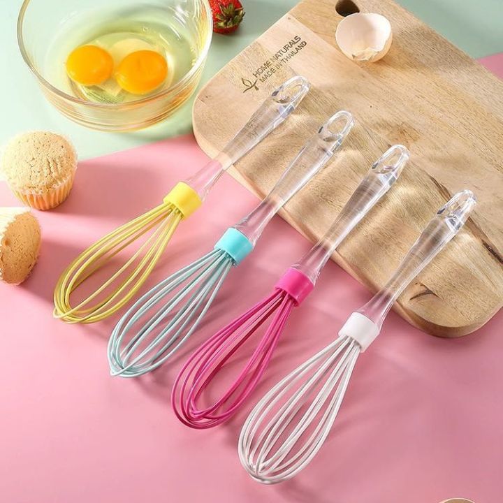 1pc Two Tone Silicone Whisk