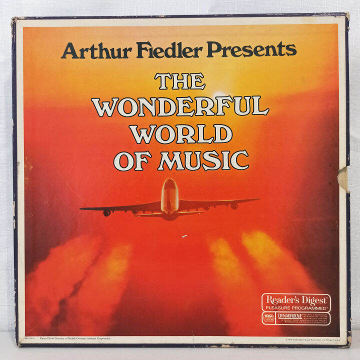 Box Set 10 LPs Arthur Fiedler The Wonderful World Of Music Vinyl