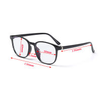 WONDERFUL Fashion Reading Glasses Women Men Vision Care Myopia Eyeglasses Flexible Portable Ultra Light Resin Retro Vintage Optical Eye wearMulticolor