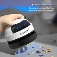 ┋ Mini Vacuum Cleaner Desk Table Dust Vacuum USB Table Sweeper Desktop With Clean Brush For Home Office School Pencil Crumbs