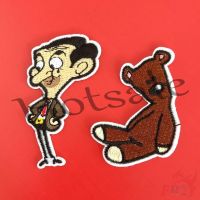 【hot sale】 ♂ B15 ☸ Cartoon：Mr. Bean Patch ☸ 1Pc Diy Sew On Iron On Badges Patches