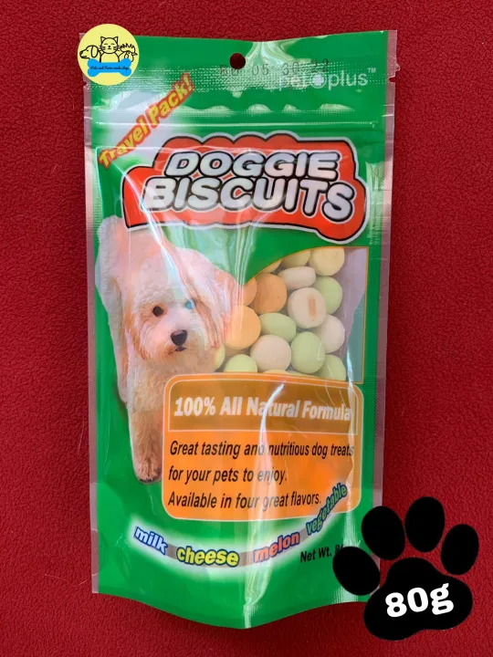 Doggie Biscuits Travel Pack 80g (ROUND) Lazada PH