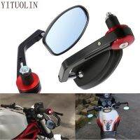 Motorcycle Rearview Mirror Bar End Side Mirrors For HONDA REBEL 250 TRANSALP 650 CBR 650F STEED 400 XR400 SH 300 MSX 125 TORNEO