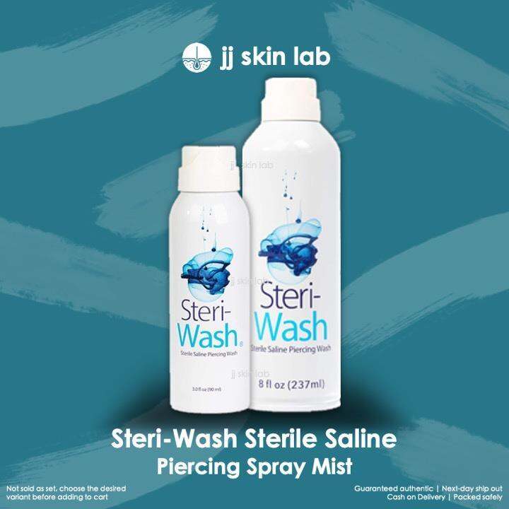 SteriWash Sterile Saline Aftercare Piercing Wash Mist Lazada PH