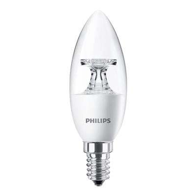 "โปรโมชั่น"หลอดไฟ LED 4 วัตต์ Warm White PHILIPS รุ่น B35 ND CANDLE E14"ส่งด่วนทุกวัน"