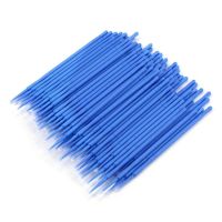 Softer Feel 100 pcs Disposable Eyelash Extension Tools Individual lashes Applicators Mascara Brush Lash Extensions Cotton Swab Cables