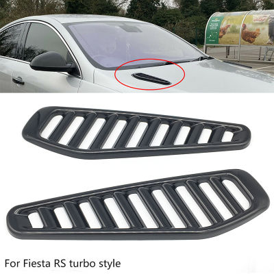 Fiesta RS Turbo สไตล์ ABS พลาสติก Bonnet Vents สำหรับ Fiesta RS Turbo สไตล์พลาสติก ABS Bonnet Vents สีดำเงา Universal