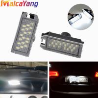 1 Pair White LED License Plate Light For Jeep Grand Cherokee Compass Patriot For Maserati Levante For Fiat 500 For Dodge Viper