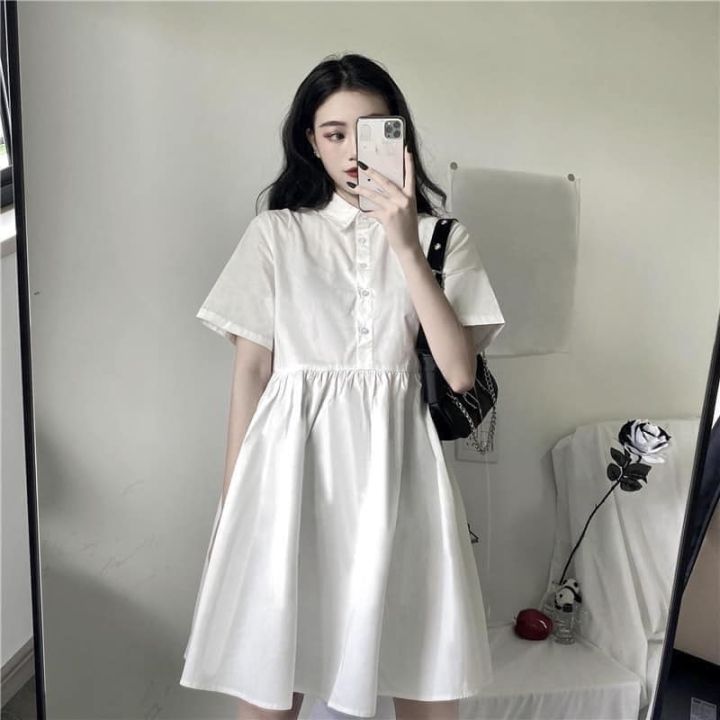 Đầm babydoll màu trắng: Tinh tế và quyến rũ, đầm babydoll màu trắng sẽ mang lại sự thanh lịch và sang trọng cho phong cách của bạn. Chiếc đầm cổ điển này sẽ trở thành bộ sưu tập yêu thích của bạn.