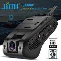 JC400P Jimi กล้องสำหรับรถยนต์4G พร้อมกล้องถ่ายทอดสด Stream1080P คู่ระบบติดตาม GPS ฮอตสปอต Wi-Fi ระบบเตือนหลายอย่าง DVR กล้องติดรถยนต์แอปฟรีเว็บ