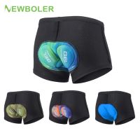 NEWBOLER Cycling Underwear Breathable Mesh Cycling Shorts Gel Pad Shockproof MTB Bike Shorts Bicycle Underwear Man Shorts