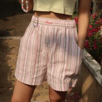 PLAYFUL SUMMER SHORTS | กางเกงขาสั้นเอวยางยืด - สี Candy Heart