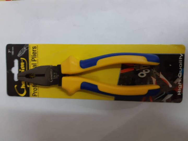 champion-pliers-7-คีมปากตรง-ขนาด7นิ้ว-ยี่ห้อ-champion-cr-v-cg117-จากตัวแทนจำหน่ายอย่างเป็นทางการ