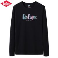 Lee Cooper เสื้อยืดแขนยาวเนื้อผ้าฝ้ายทรงหลวมขนาดใหญ่สําหรับผู้ชาย S 2021