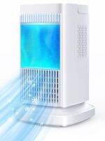 Portable Mini Air Conditioner Electric Fan Semiconductor Refrigeration Air Cooler for Room Home Silent Cooling Fan No Water