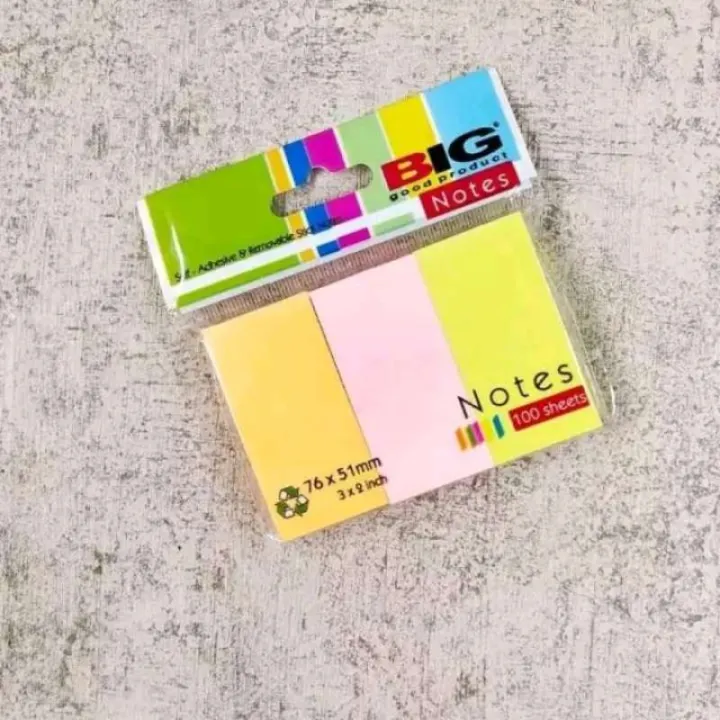 Sticky Note Polos Post It Kertas Memo Warna X Mm Ready Lazada Indonesia