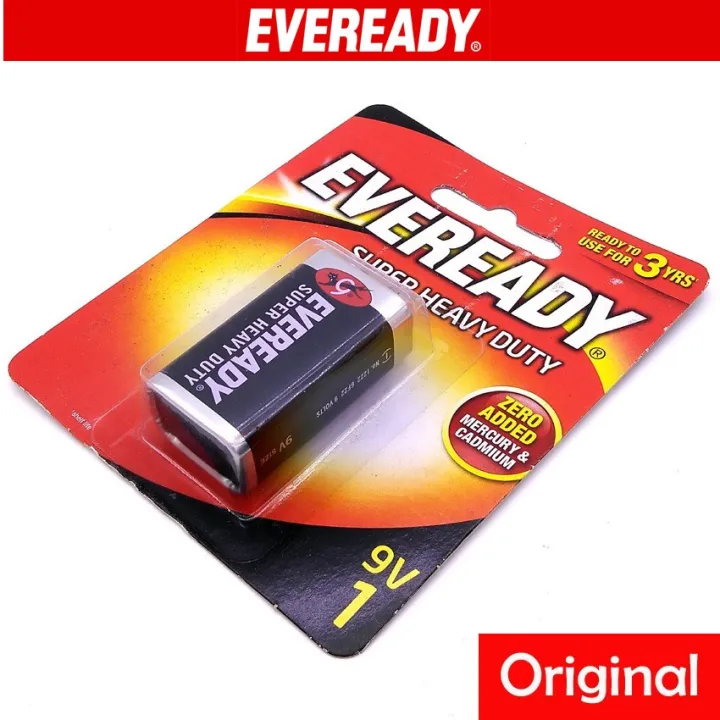 Official Eveready 9V Battery Super Heavy Duty Lazada