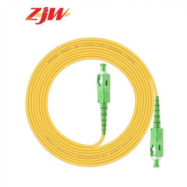 ZJW 3m / 5m / 10m SC/APCSC/APC Simplex Singlemode Fiber Optic Cable