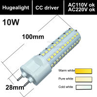 G12 SMD 2835 108LED 15W AC 110V 220V 240V 85V-265V หลอดไฟ Led หลอดไฟข้าวโพดแสงอัลตร้าแสงสว่างทดแทนหลอดไฟสีขาวสีขาวเย็นสีขาวอบอุ่นบริสุทธิ์100มม.