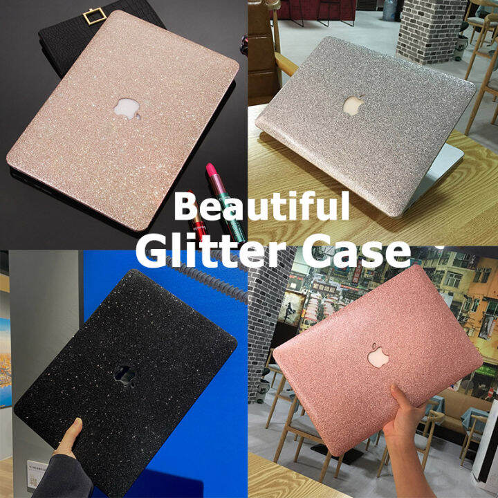Glitter hard Case Bling Cover for 2020 2021 2022 2023 Macbook Air M2