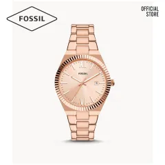 Fossil Scarlette Gold Stainless Steel Watch ES5299 | Lazada PH