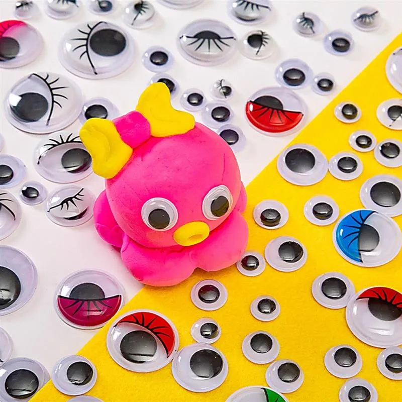 50-600Pcs Self-Adhesive Googly Eyes For Scrapbooking Crafts Projects DIY  Dolls Accessories Eyes Handmade Toys Art Supplies