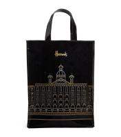 Harrods รุ่น Medium Harrods Outline Shopper Bag (กระดุม)