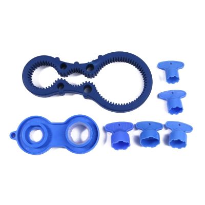 ❍▪ Water Outlet Universal Wrench Faucet Bubbler Wrench Disassembly Cleaning Tool Four Side Available Bubbler Blue Wrench Dropship