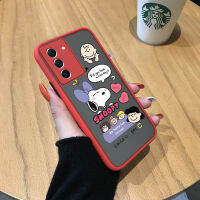 เคสโทรศัพท์ Infinix Note 12 Pro 5G Samsung Galaxy S21 FE 5G เคสโทรศัพท์ดีไซน์รูปสุนัขการ์ตูนน่ารัก (สนูปี้) เคสแข็งมีน้ำค้างแข็งโปร่งใสลายขอบด้านข้างน่ารักเด็กหญิงเด็กชายเคสป้องกันกล้องคลุมทั้งหมดกันกระแทก